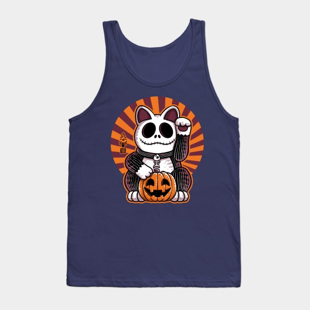 Halloween Neko Tank Top by Andriu